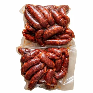 Chorizos caseros parrilla cocidos